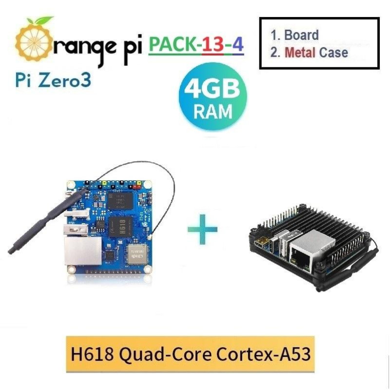 PACK-13-4  Orange Pi Zero 3 (4GB)  CASE